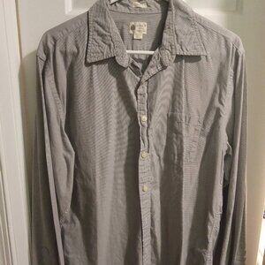 J Crew gray button up
